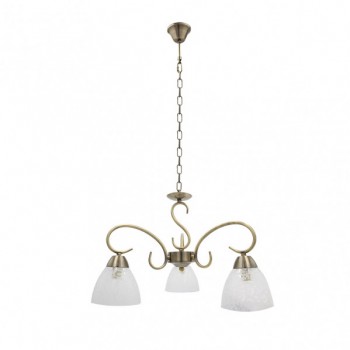 Distribuidor - Lâmpadas Diversas | Lâmpadas Clássicas | LAMPARA JAIPUR 3XE14 CUERO REGX46X46 CM Ref: 155353014